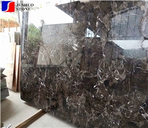 China Cheap Dark Emperador Marble Slab for Walls