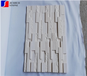 China Natural White Wall Cladding Limestone Ledges