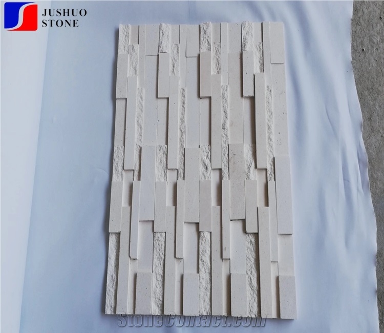 China White Sand Beige Limestone Wall Claddings
