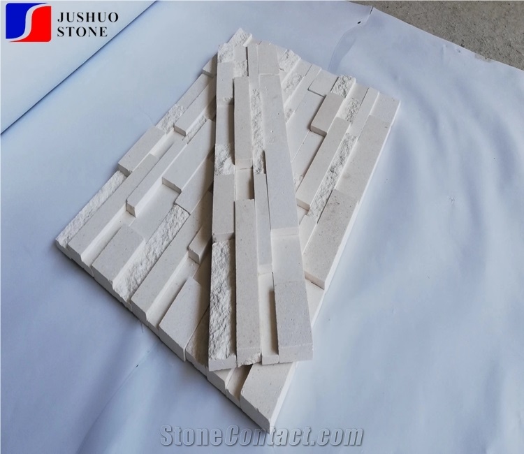China White Sand Beige Limestone Wall Claddings