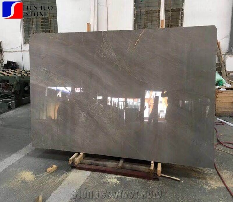 Deep Ocean Grey Big Marble Slab with Factory Price