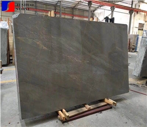 Deep Ocean Grey Big Marble Slab with Factory Price