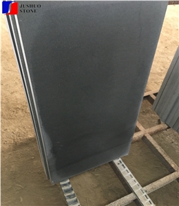 Hainan Black Blue Stone Andesite Honed Tiles Sale