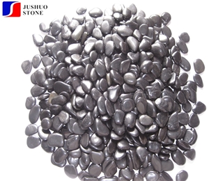 Natural Black Garden River Washed Pebble Walkway