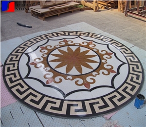 Round Polished Marble Medallions Stone for Sale