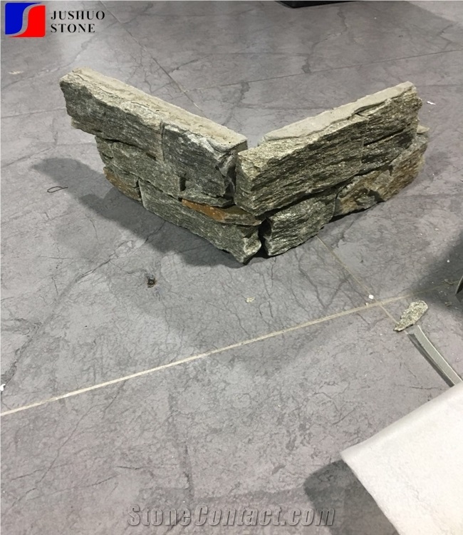 Split Hebei Green Split Face Culture Stone Veneer