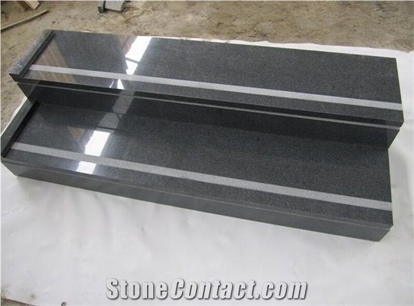 China Impala Black Granite Steps,Stair