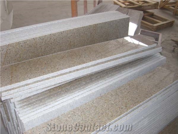 Padang Giallo G682 Granite Padang Yellow Slab,Machine Cutting to Tile Wall Panel