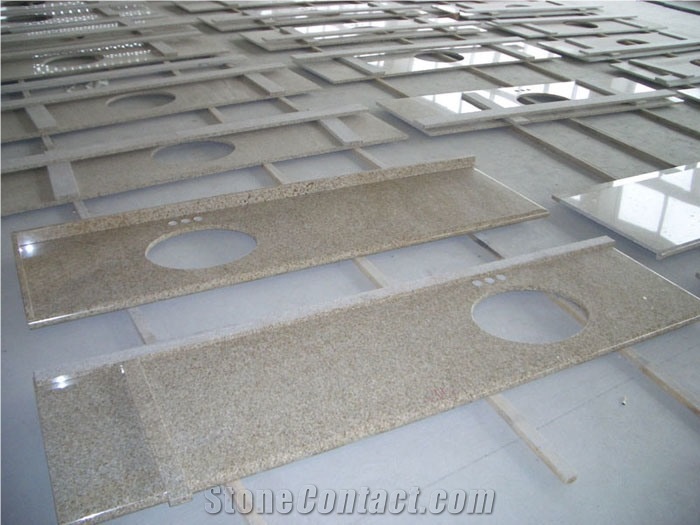 Padang Giallo G682 Granite Padang Yellow Slab,Machine Cutting to Tile Wall Panel