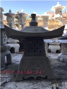 Lantern Garden Landscaping, Marble Japanese Lanterns