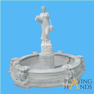 Marble Sculptured Water Fountain,Garden Fountain