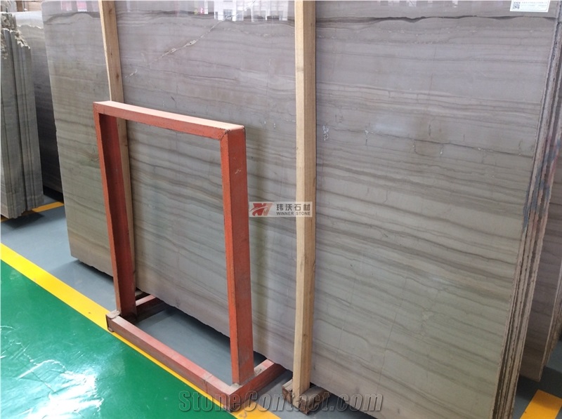 Athens Wooden Grey Marble Flooring Tile Layout