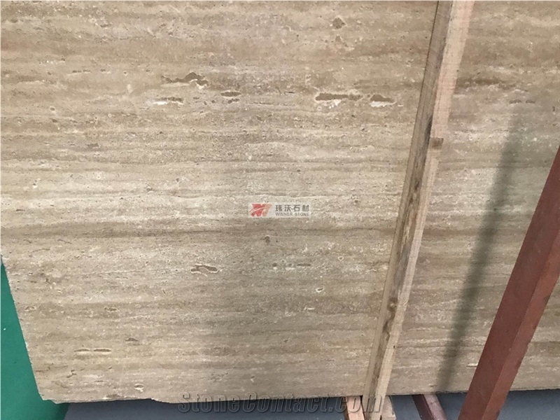 Beige Honed Walnut Travertine for Large Wall Tile