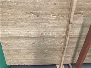 Beige Honed Walnut Travertine for Large Wall Tile