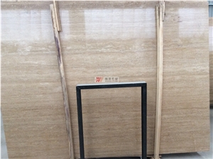 Beige Honed Walnut Travertine for Large Wall Tile