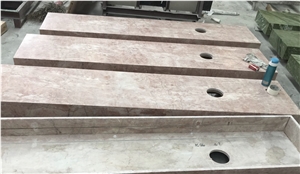 Bilecik Rosalia Marble Bathroom Vanity Countertop