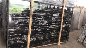 Black and White Marble Name Silver Dragon Slabs