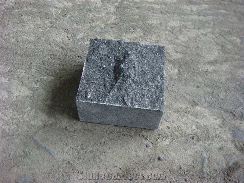 Black Granite G684 Cube Stone Exterior Patio Paver