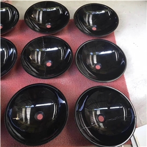 Black Marble Kitchen Sinks with Customized Shape