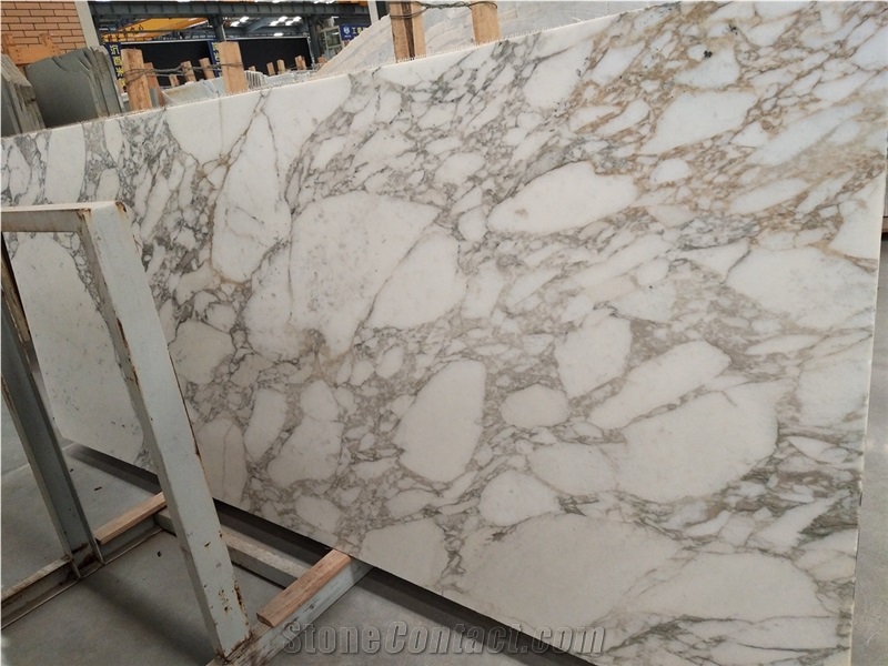Book Matching Polish Calacatta Luna Marble Slab