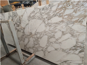 Book Matching Polish Calacatta Luna Marble Slab