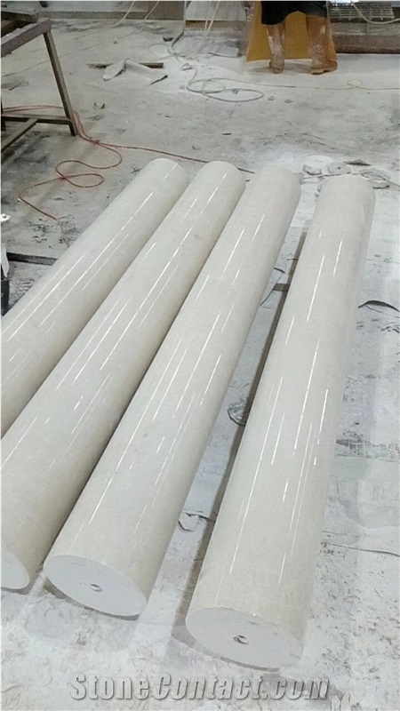 Botticino Classical Beige Marble Corinthian Column