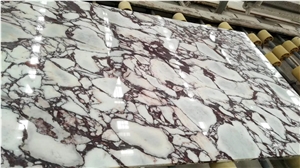 Brecchia Breccia Vagli Violetta Marble Tile Slab