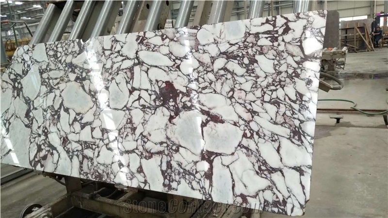 Brecchia Breccia Vagli Violetta Marble Tile Slab