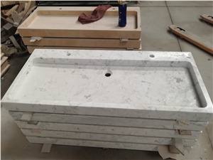Carrara Marble Colors White Marble Sink Basin