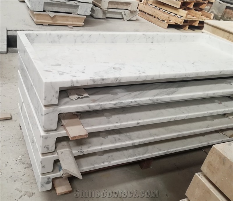 Carrara Marble Colors White Marble Sink Basin