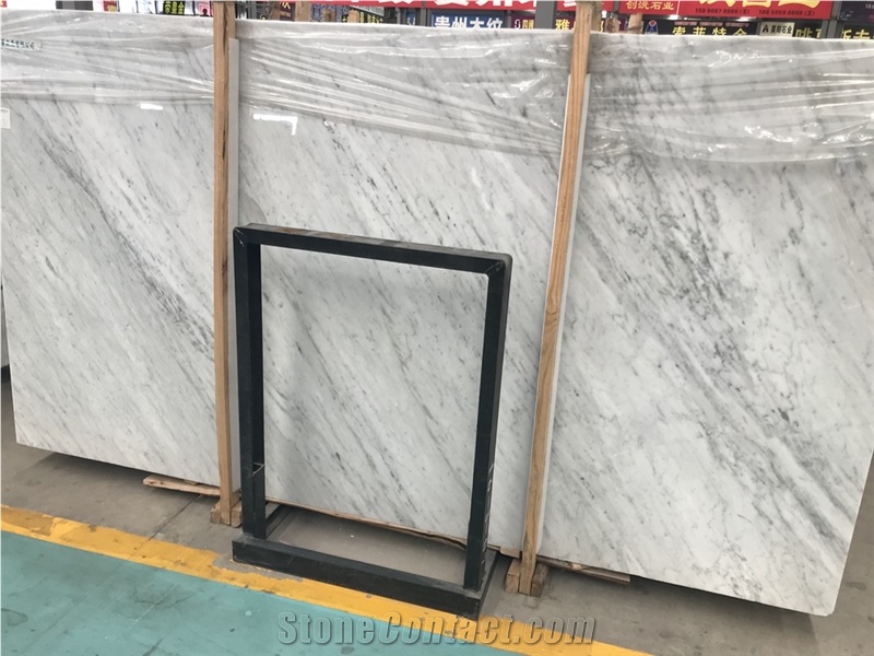 Carrera Marble Countertop with Double Sink Cutout