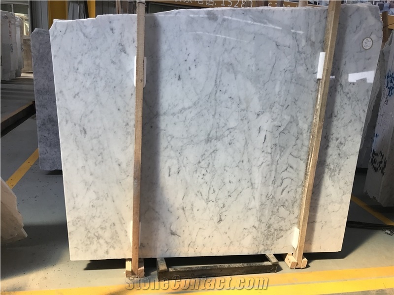 Carrera Marble Countertop with Double Sink Cutout