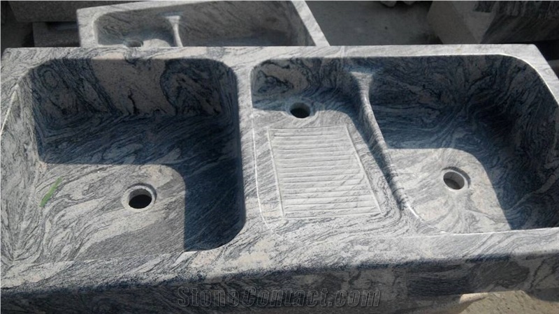 Cheap Granite Juparana Grey Kitchen Custom Worktop