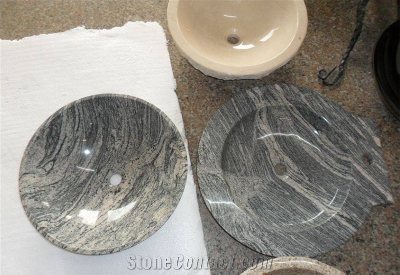Cheap Granite Juparana Grey Kitchen Custom Worktop