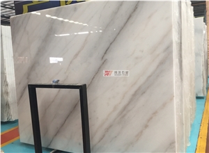 China Bianco Carrara Guangxi White Marble Slab