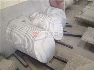 China Bianco Carrara Marble Round Table Tops China Bianco Carrara Marble Round Table Tops