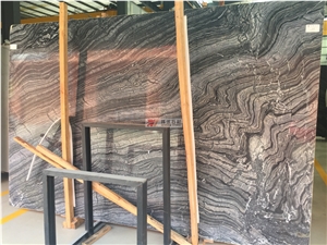 China Black Forest Marble Slab Subway Tiles