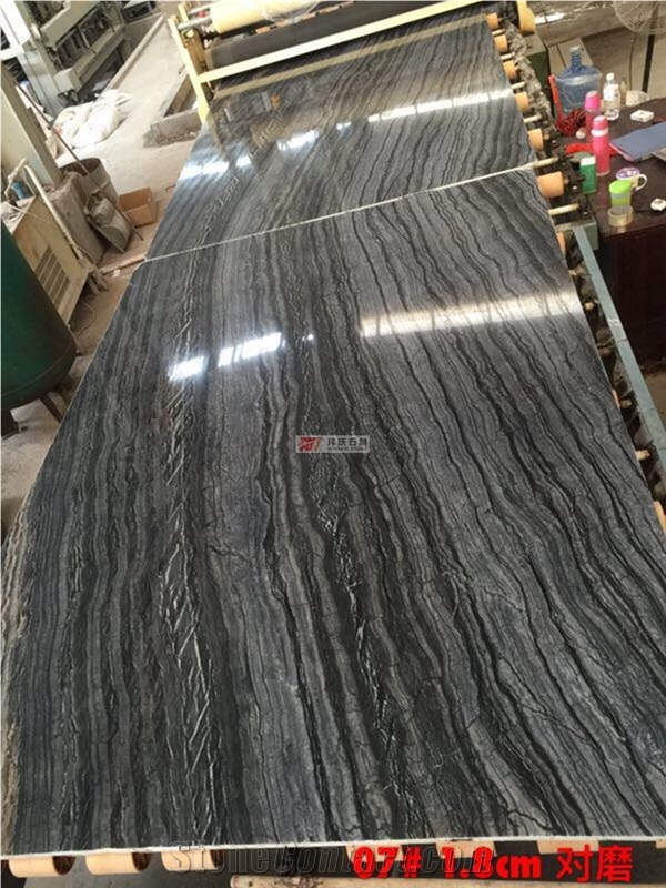 China Black Forest Marble Slab Subway Tiles