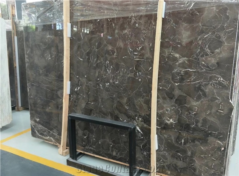 China Brown Emperador Large Marble Slab Floor Tile