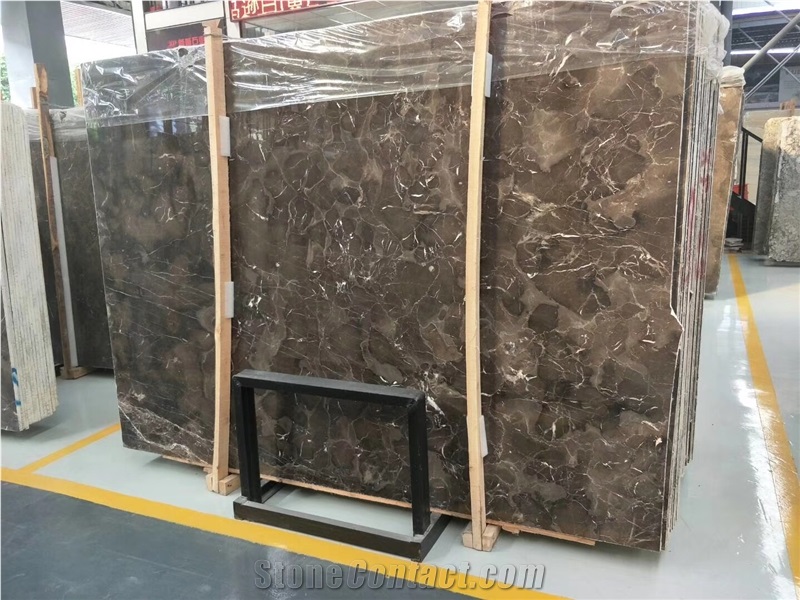China Brown Emperador Large Marble Slab Floor Tile