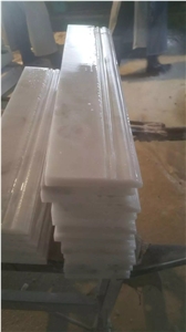 China Carrara White Marble Tile Trims,Decor Border