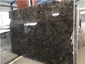 China Dark Brown Emperador Marble Slab Tile