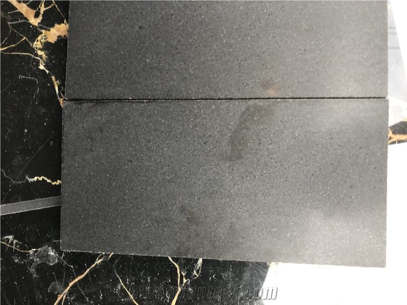 China Hebei Absolute Black Granite Tile