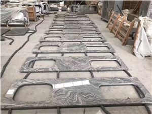 China Juparana Grey Granite Kitchen Island Tops