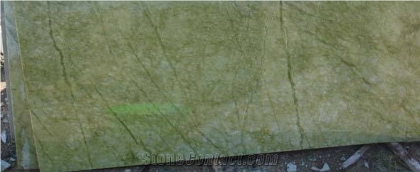 China Light Green Stone Ming Green Marble Slab
