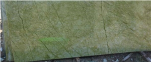 China Light Green Stone Ming Green Marble Slab