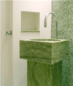 China Light Green Stone Ming Green Marble Slab