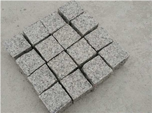 China Light Grey G603 Granite Cobblestone Sets