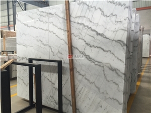 Chinese Cheap Marble Guangxi White Marble Slab