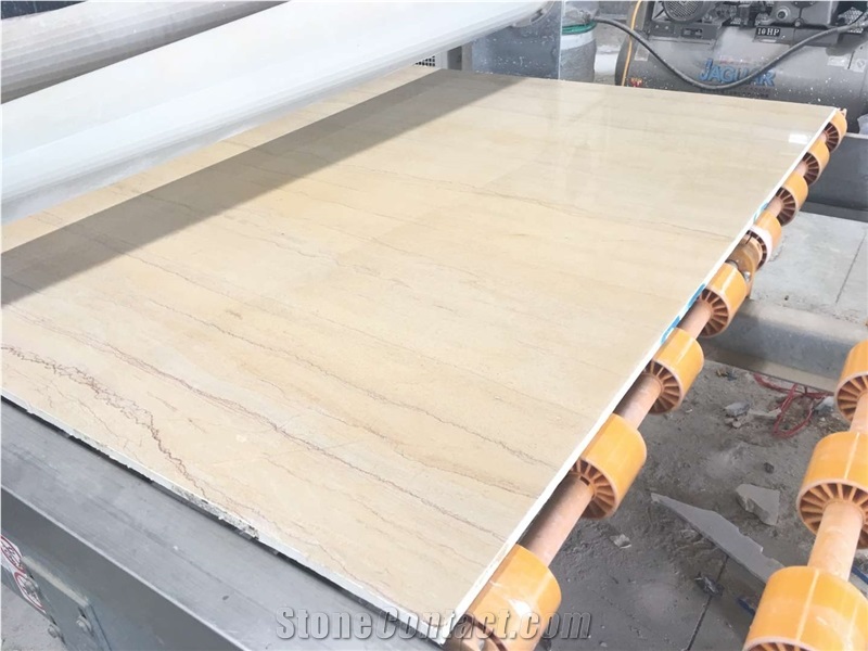 Chinese Fossil Wood Light Marble Slab Wall Tiles